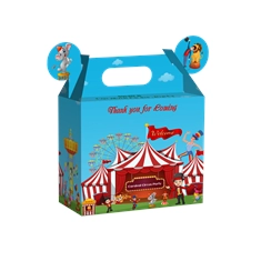 Carnival Circus Theme Medium Suitcase Box – Plain or Personalized